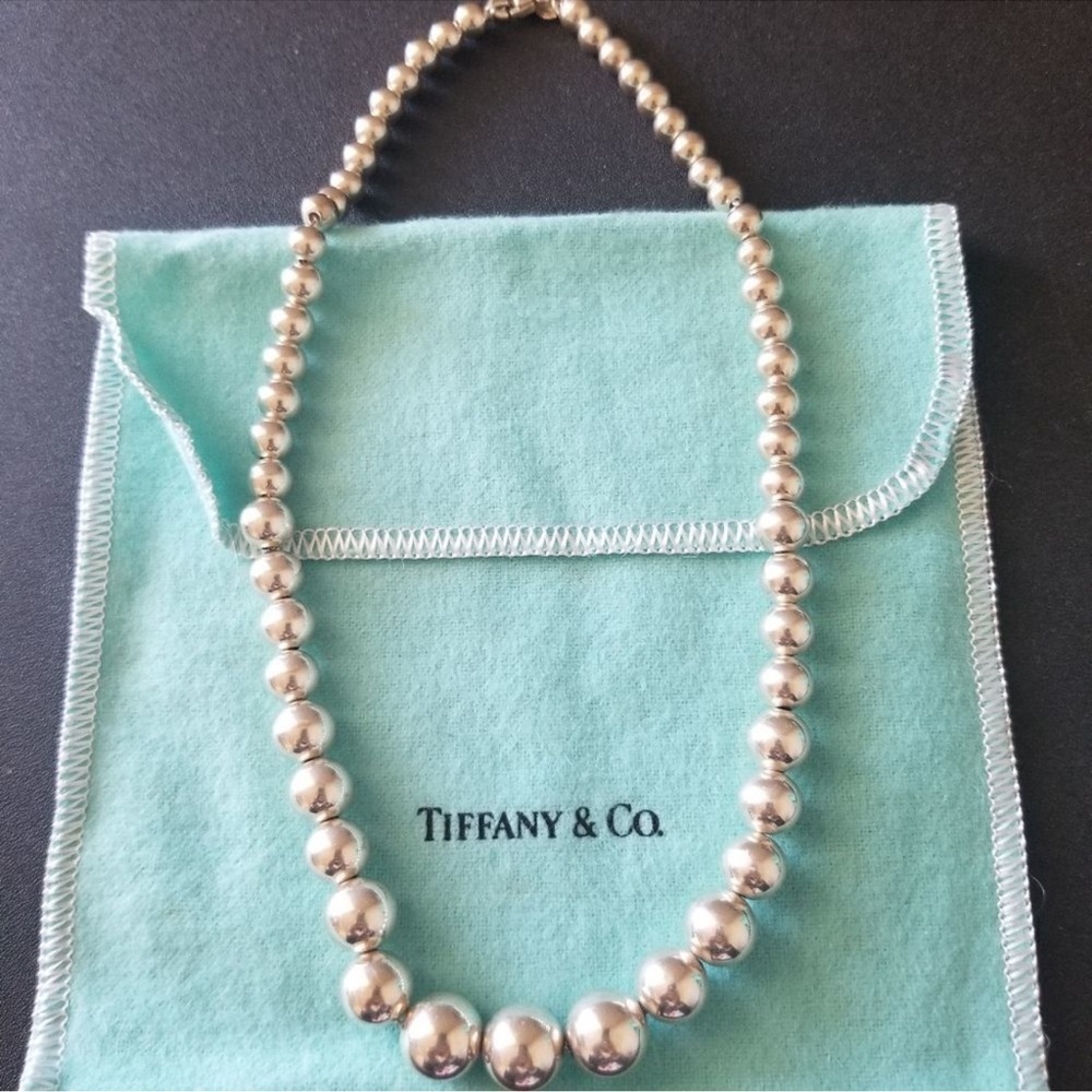 Tiffany & Co. Silver Necklace Elegant Design